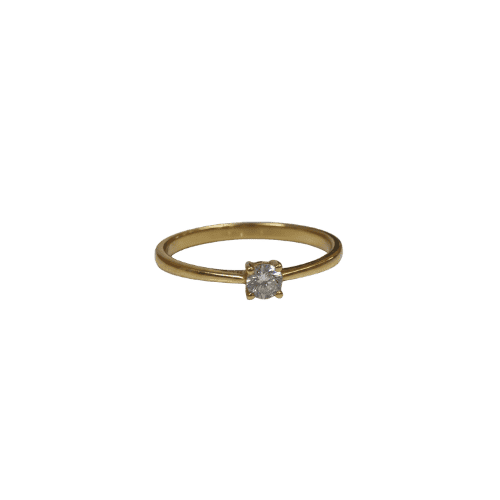 BAGUE SOLITAIRE 4 GRIFFES GHS Or 18 Carats (750/1000)