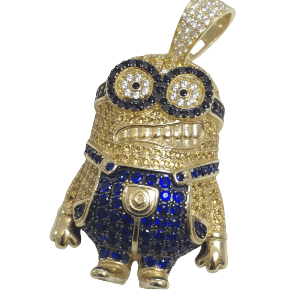 PENDENTIF PERSONNAGE MIGNON 3D 04CM Or 18 Carats (750/1000)