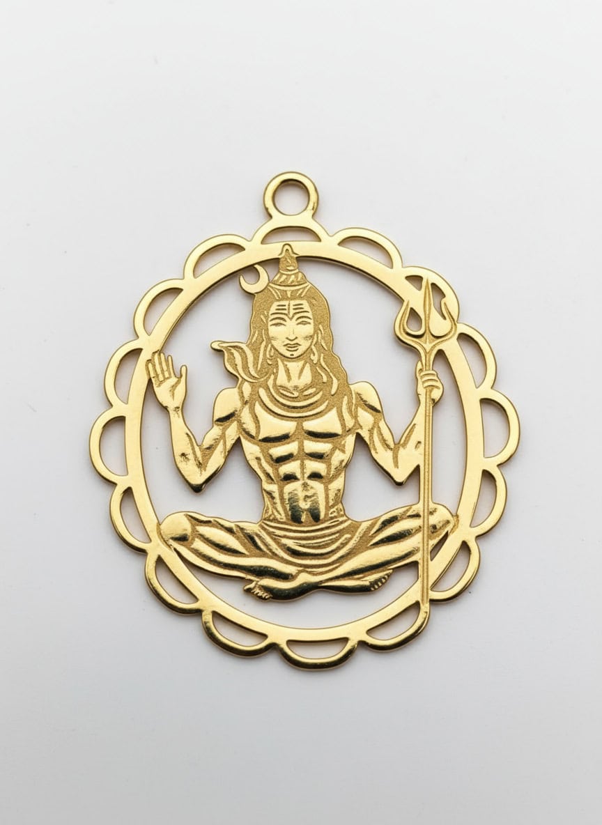 Pendentif dieu hindou Lord Shiva – Or 18 carats (750/1000e)
