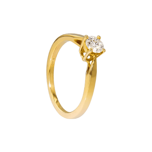 BAGUE SOLITAIRE FIANÇAILLES Or 18 Carats (750/1000)