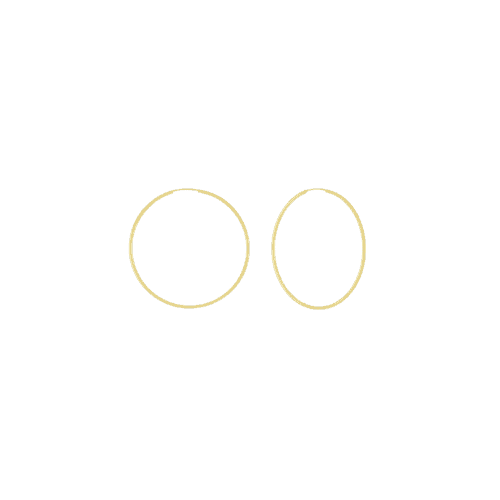 BOUCLES D’OREILLES CRÉOLE 06Cm Or 18 Carats (750/1000)