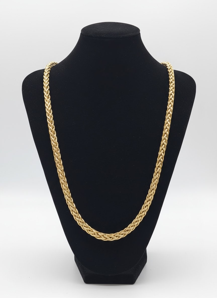 Collier maille Franco 80cm – Or 18 carats (750/1000e)