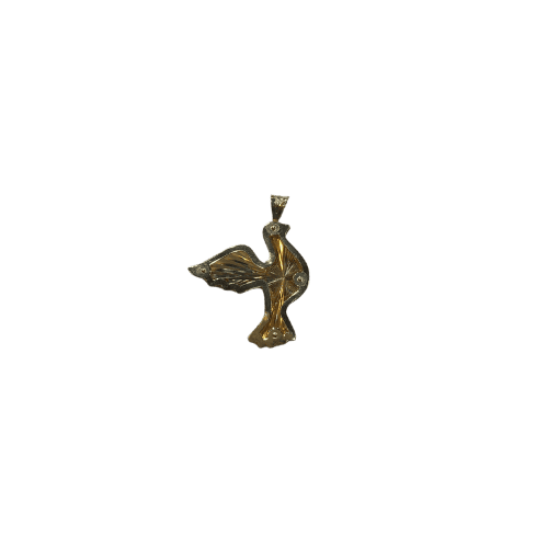 Pendentif Colombe 3,4cm – Or 18 carats (750/1000e)