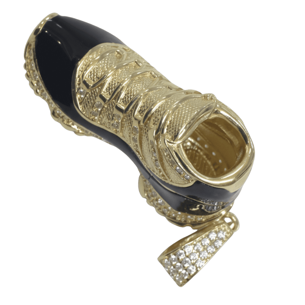 Pendentif Basket 3D 4,5cm – Or 18 carats (750/1000e)